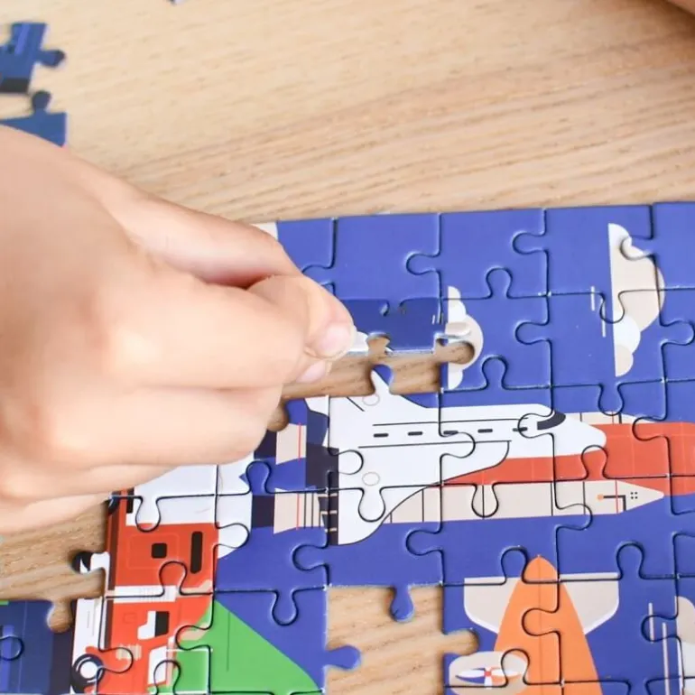 Puzzle 280 pièces "Véhicules"<POPPIK Discount