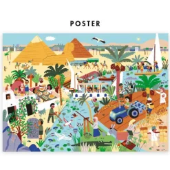 Puzzle à remonter le temps 'Egypte antique' Pirouette Cacahouète<PIROUETTE CACAHOUETE Best