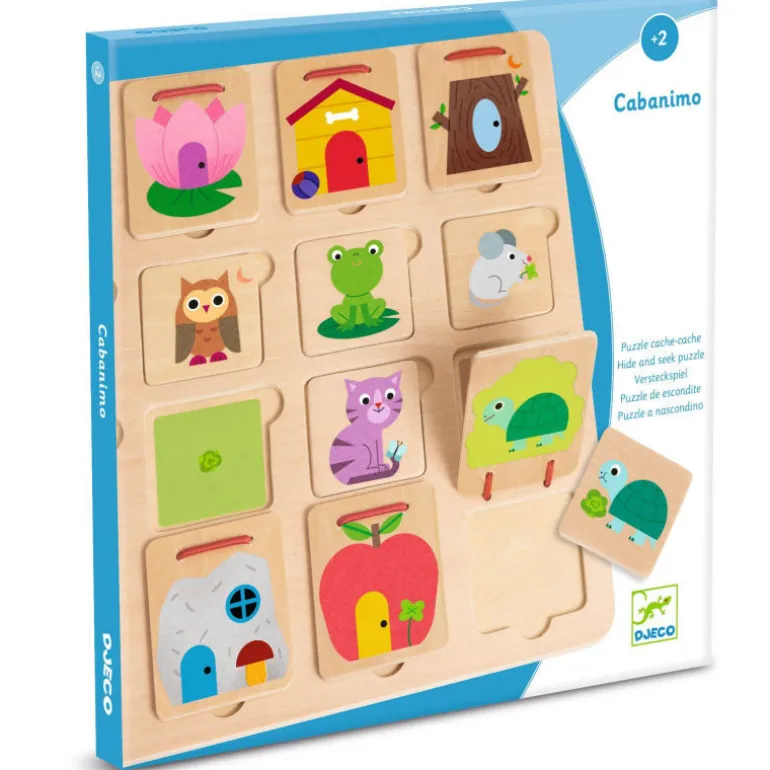 Puzzle cache-cache "Cabanimo" 1520<Djeco Flash Sale