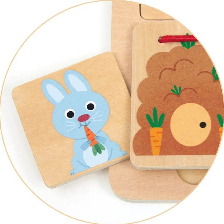 Puzzle cache-cache "Cabanimo" 1520<Djeco Flash Sale