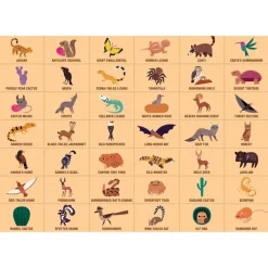 Puzzle 'Cherche & Trouve' Animaux du desert 64 pcs<Mudpuppy Discount