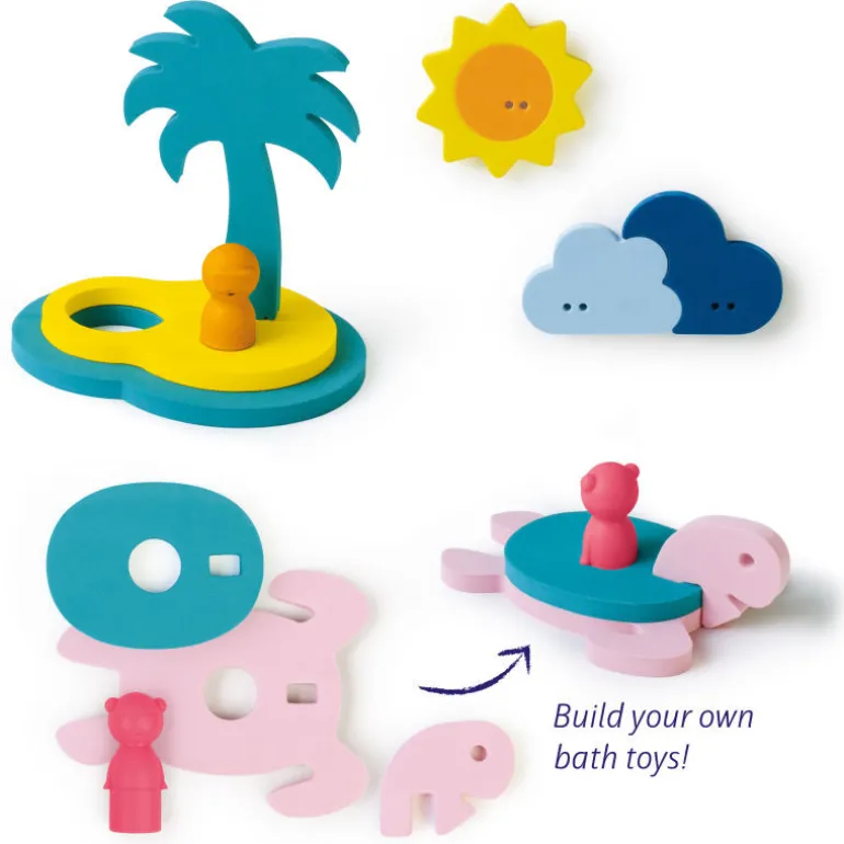 Puzzle de bain "L'île au trésor"<Quut Discount