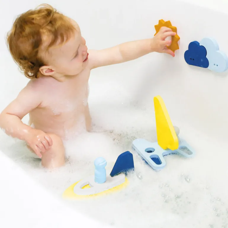 Puzzle de bain "Mettre les Voiles"<Quut Fashion
