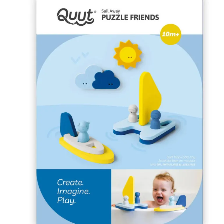 Puzzle de bain "Mettre les Voiles"<Quut Fashion
