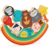 Puzzle d'encastrement et jeu d'équilibre "Puzz & Boom Rainbow" 1076<Djeco Best