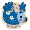 Puzzle en bois 'Puzzlo Kipic' 9 pcs 1822<Djeco Outlet