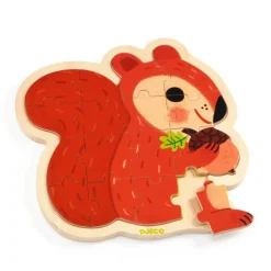 Puzzle en bois 'Puzzlo Nut' 16 pcs 1824<Djeco Cheap