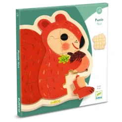 Puzzle en bois 'Puzzlo Nut' 16 pcs 1824<Djeco Cheap
