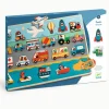 Puzzle en bois véhicules 'Puzzlo Vroom' 22 pcs 1831<Djeco Flash Sale