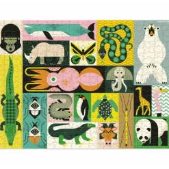 Puzzle famille 'Les géants des animaux' 500 pcs<Crocodile Creek Shop