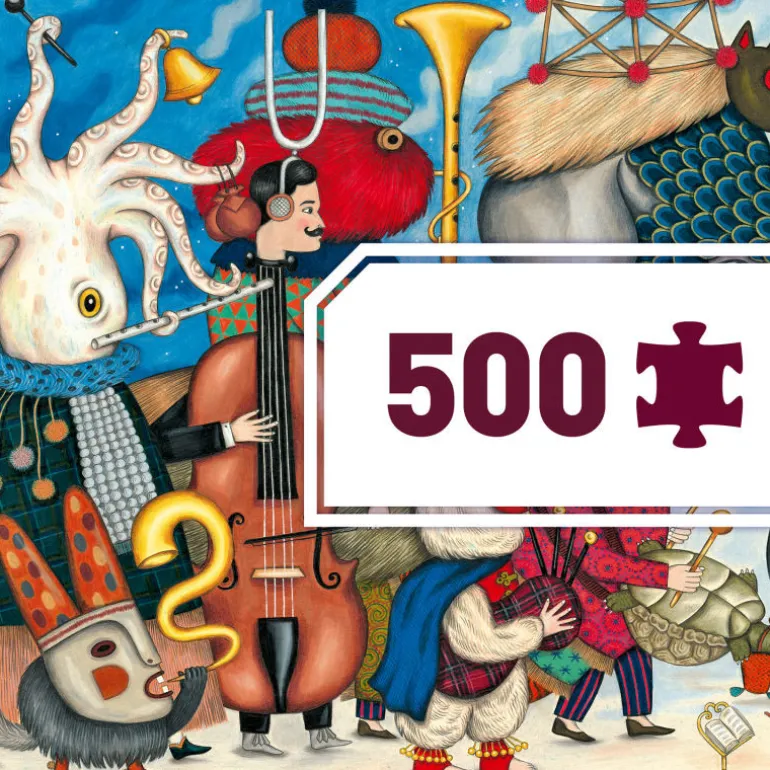 Puzzle Fantasy orchestra 500 pcs 7626<Djeco Outlet