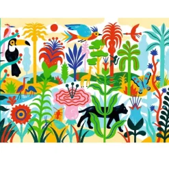 Puzzle gallery 100 pcs "Jungle" 7619<Djeco Shop