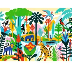 Puzzle gallery 100 pcs "Jungle" 7619<Djeco Shop