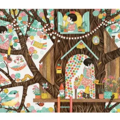 Puzzle Gallery 200 pcs "Tree house" 7641<Djeco Best