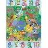 Puzzle géant "1 à 10 Jungle" 54 pcs 7148<Djeco Shop
