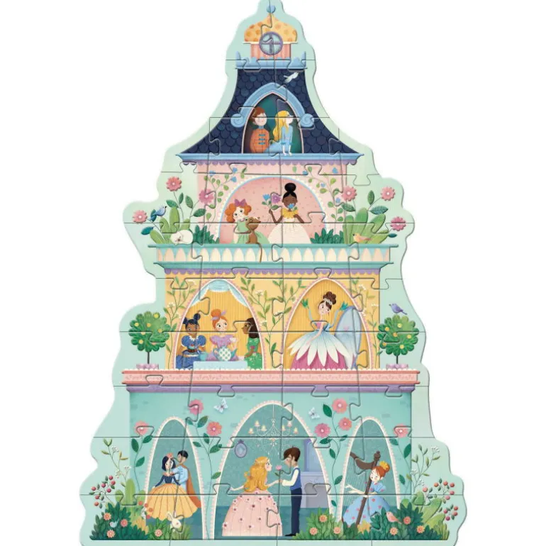 Puzzle géant "La tour des princesses" 36 pcs 7130<Djeco Best