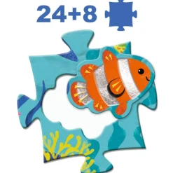 Puzzle géant "Sous la mer" 24 + 8 pièces 7166<Djeco Hot