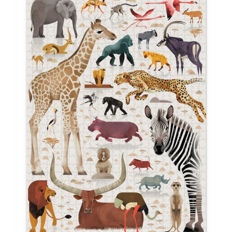 Puzzle 'Les animaux d'Afrique' 750 pcs<Crocodile Creek Sale
