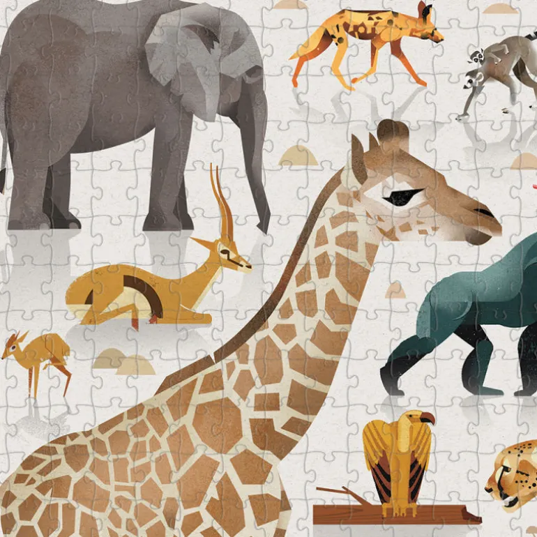 Puzzle 'Les animaux d'Afrique' 750 pcs<Crocodile Creek Sale