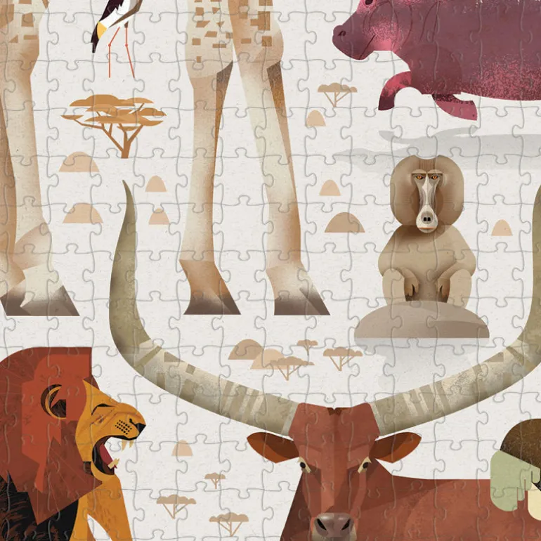 Puzzle 'Les animaux d'Afrique' 750 pcs<Crocodile Creek Sale