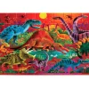 Puzzle métallisé "Dinosaures" 60 pcs<Crocodile Creek Best