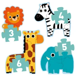 Puzzle primo Dans la jungle 7135<Djeco Outlet