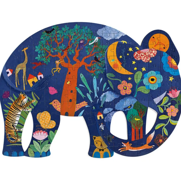 Puzzle Puzz'Art Eléphant 150 pcs 7652<Djeco Cheap