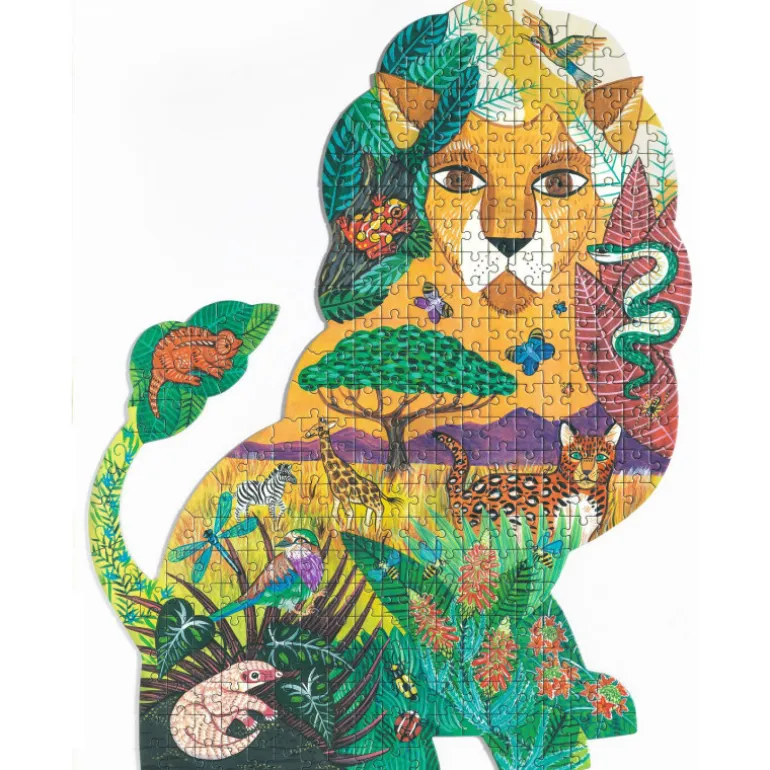 Puzzle Puzz'Art Lion 350 pcs 7660<Djeco Clearance