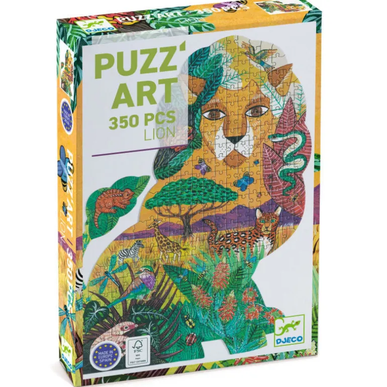 Puzzle Puzz'Art Lion 350 pcs 7660<Djeco Clearance