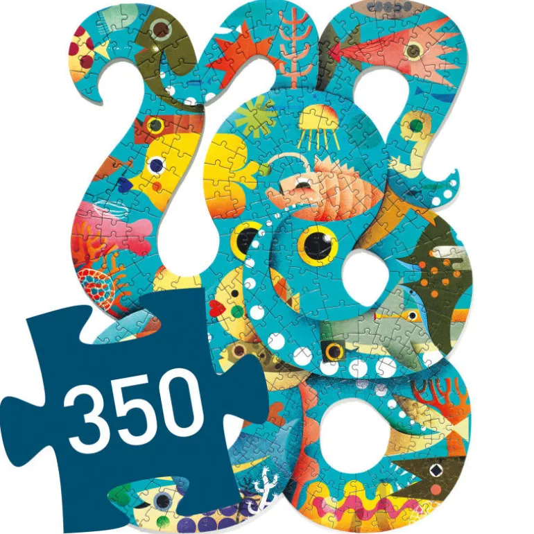 Puzzle Puzz'Art Octopus 350 pcs 7651<Djeco Best Sale