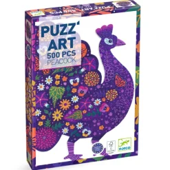 Puzzle Puzz'Art Paon 500 pcs 7669<Djeco Cheap