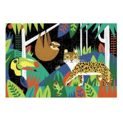 Puzzle qui Brille dans le Noir 'Forêt Tropicale' 100 pcs<Mudpuppy Store