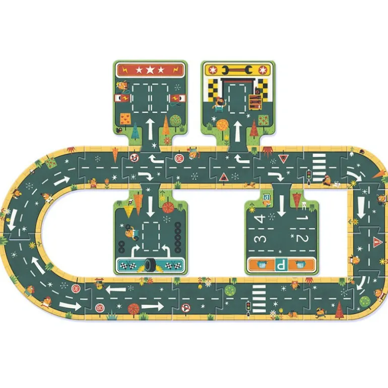 Puzzle "Routes" Pop to play 7162<Djeco Sale