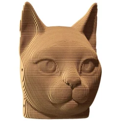 Puzzle sculpture 3D en carton - Chat -<Cartonic Cheap