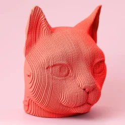 Puzzle sculpture 3D en carton - Chat -<Cartonic Cheap