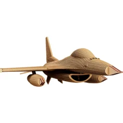 Puzzle sculpture 3D en carton - F16 Fighting Falcon -<Cartonic Best Sale
