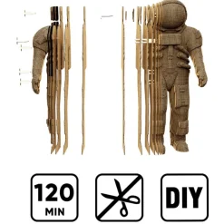 Puzzle sculpture 3D en carton - Astronaute -<Cartonic Best Sale