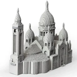 Puzzle sculpture 3D en carton - Basilique du Sacré-Coeur de Paris -<Cartonic New