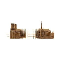 Puzzle sculpture 3D en carton - Notre-Dame de Paris -<Cartonic Discount