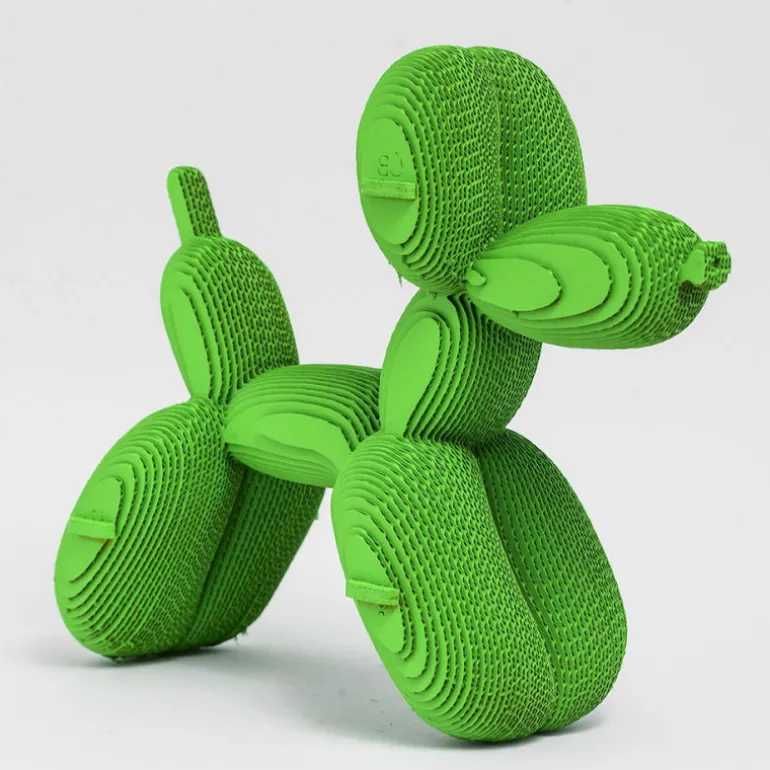 Puzzle sculpture 3D en carton - Chien Ballon -<Cartonic Online