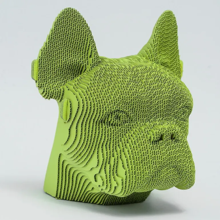 Puzzle sculpture 3D en carton - Bulldog -<Cartonic Flash Sale