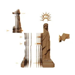 Puzzle sculpture 3D en carton - Statue de la Liberté -<Cartonic Clearance