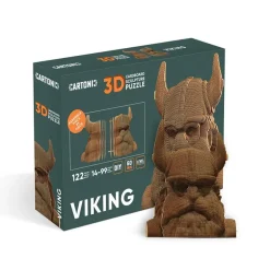 Puzzle sculpture 3D en carton - Viking -<Cartonic Hot