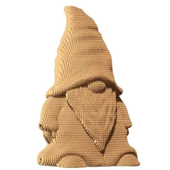 Puzzle sculpture 3D en carton - Gnome -<Cartonic Shop