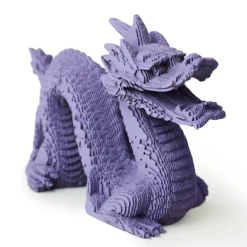 Puzzle sculpture 3D en carton - Dragon -<Cartonic Fashion