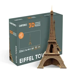 Puzzle sculpture 3D en carton - Tour Eiffel -<Cartonic Hot
