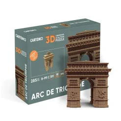 Puzzle sculpture 3D en carton - Arc de triomphe -<Cartonic Discount