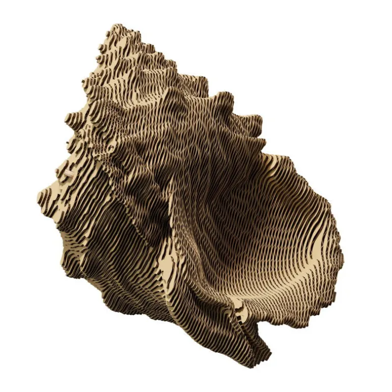 Puzzle sculpture 3D en carton - Coquillage -<Cartonic Best Sale