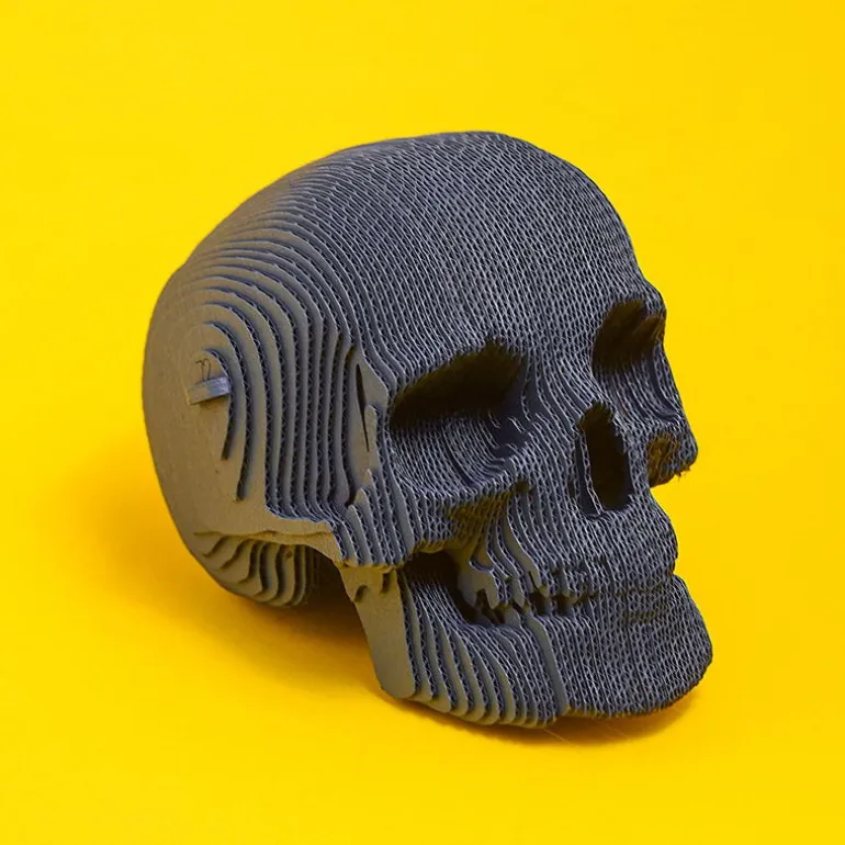 Puzzle sculpture 3D en carton - Crâne -<Cartonic Sale