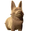 Puzzle sculpture 3D en carton - Chien Corgi -<Cartonic Fashion